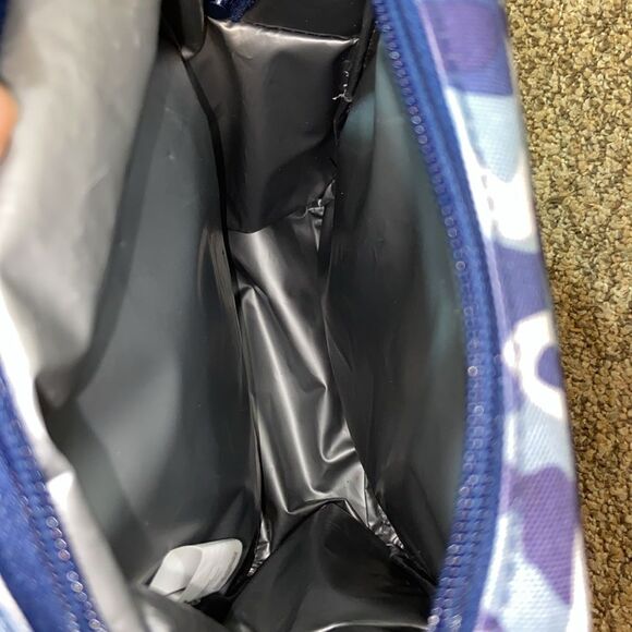 Tal Hard Blue and White LunchBag Camuflauge Insulated with Stylish Design - Picture 5 of 8